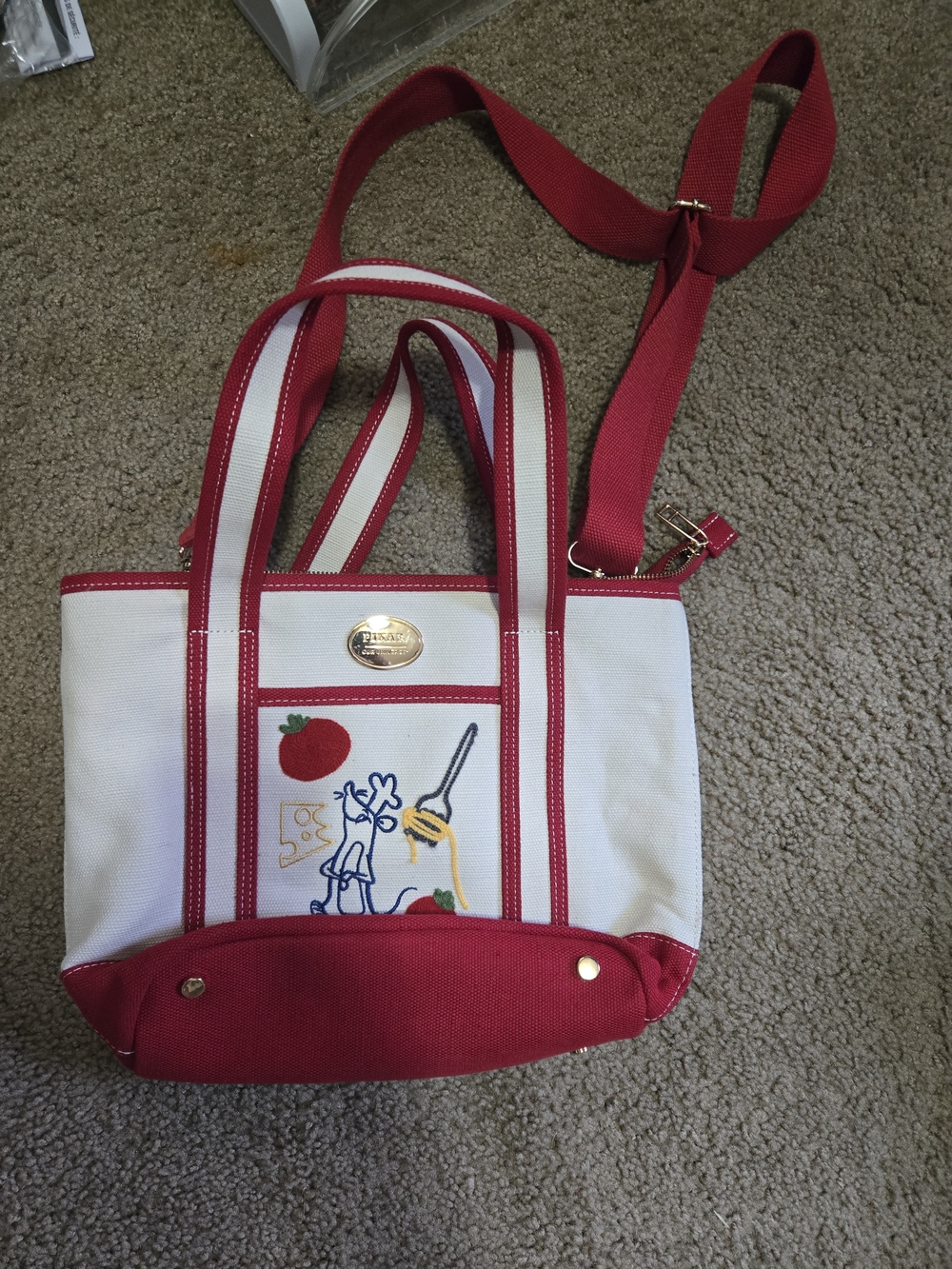 Disney Ratatouille Canvas Crossbody Tote